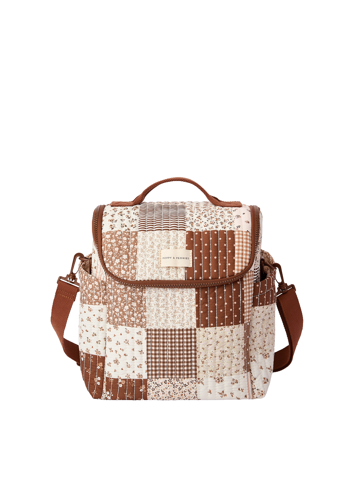 The Lunch Date Brown Patchwork