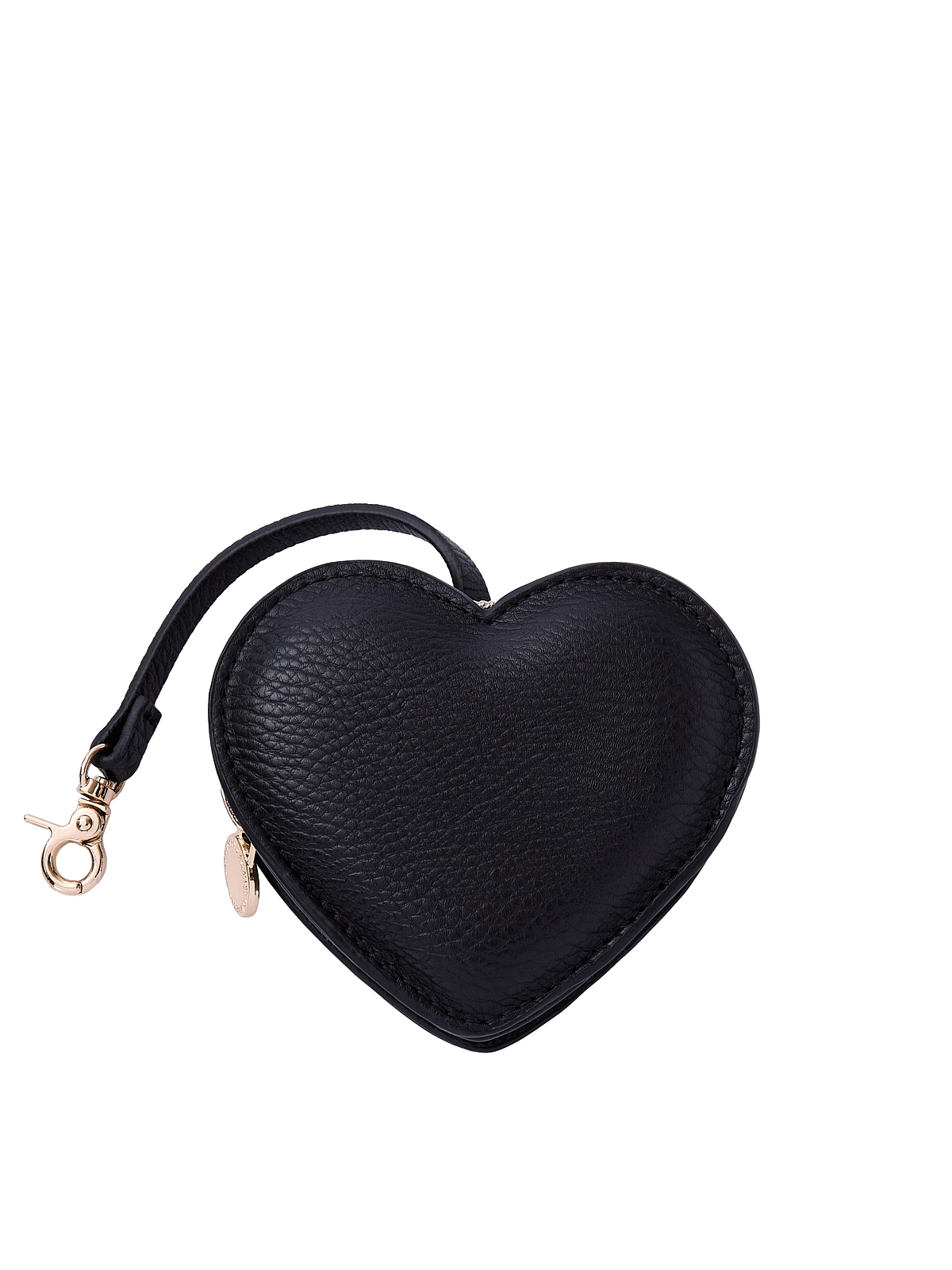 Black Heart Bag Charm