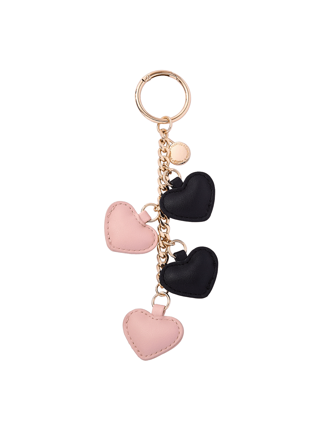 Heart Strings Bag Charm Blush