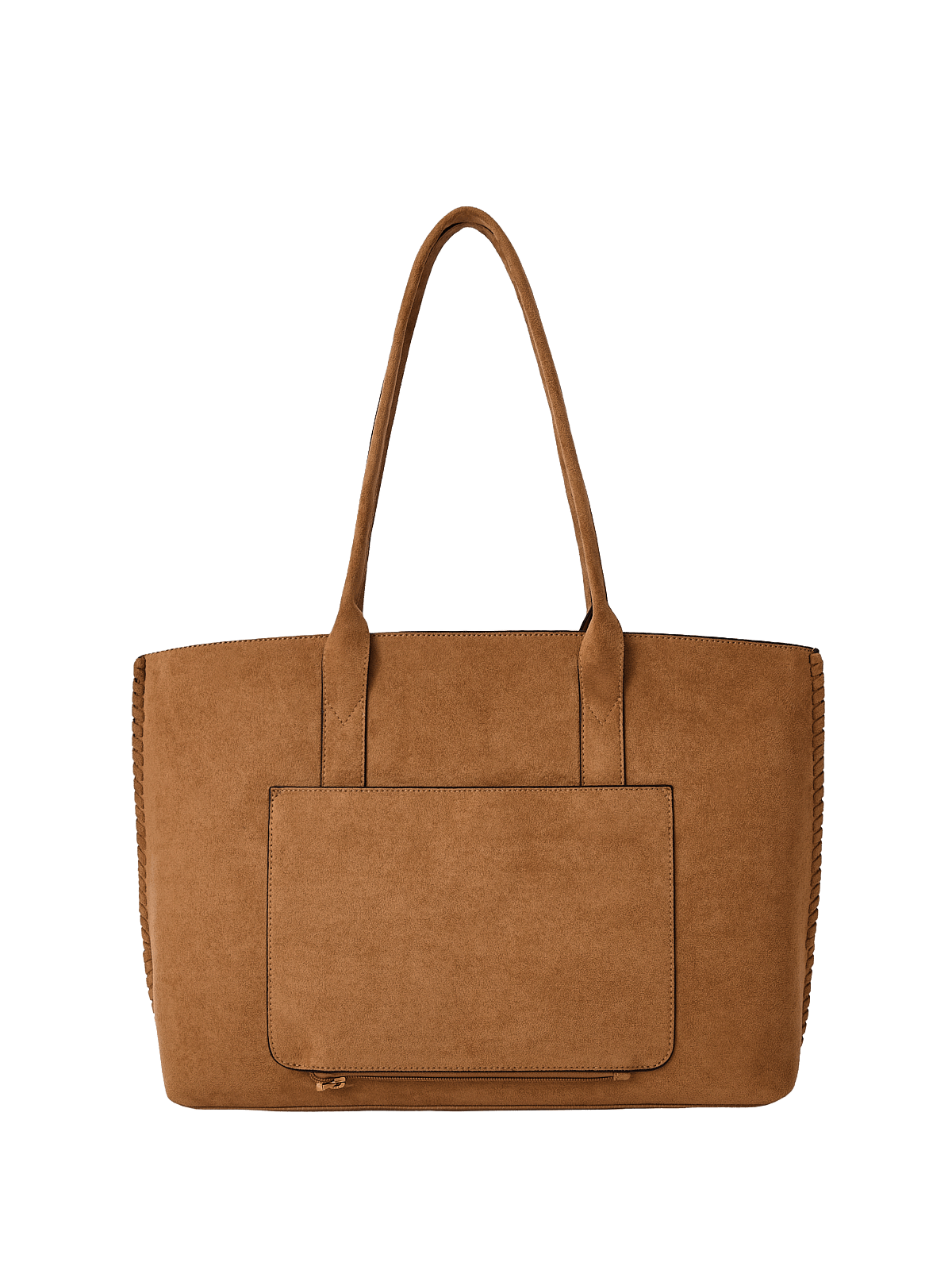The Meadow Tote Cognac Suede