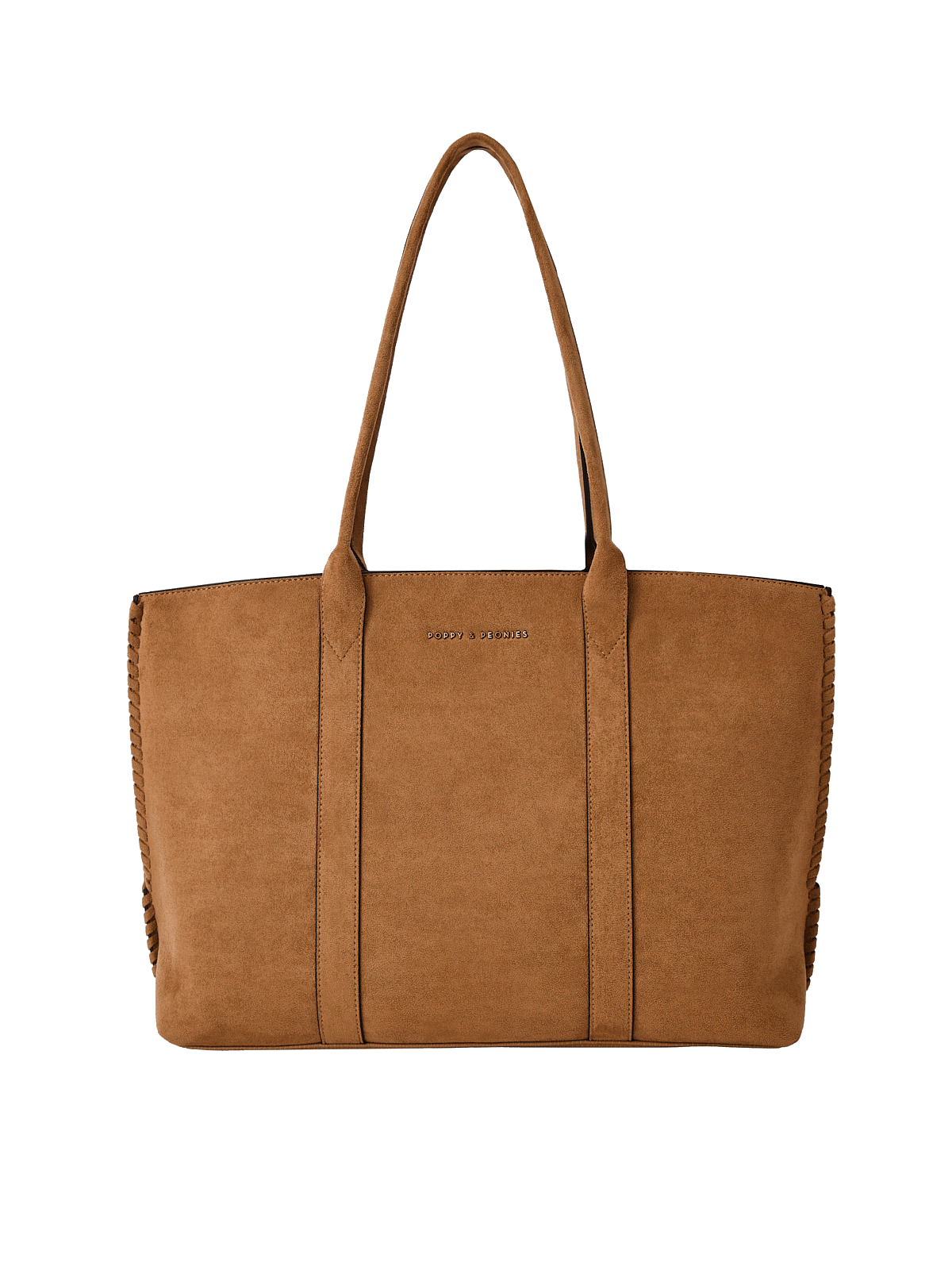 The Meadow Tote Cognac Suede