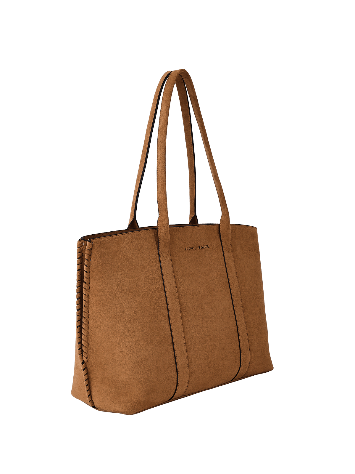 The Meadow Tote Cognac Suede