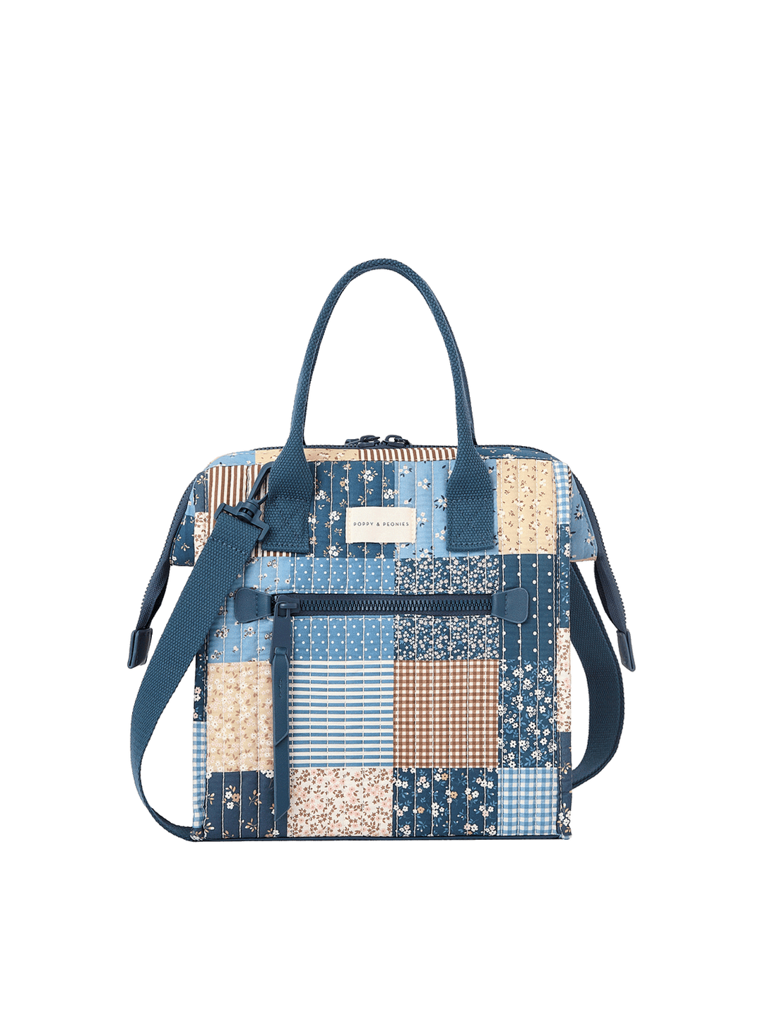 The Lunch Bag Navy Patchwork