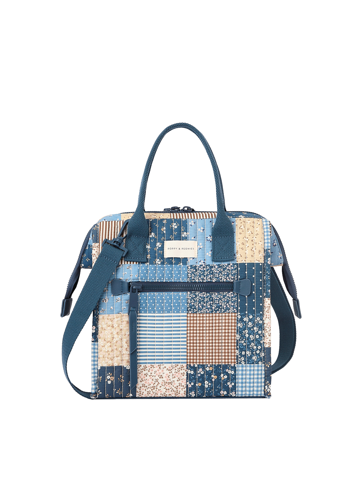 The Lunch Bag Navy Patchwork
