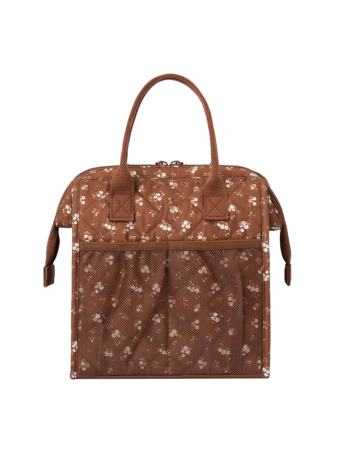 The Lunch Bag Brown Floral