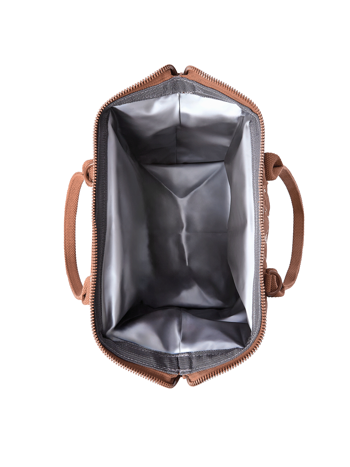 The Lunch Bag Brown Floral