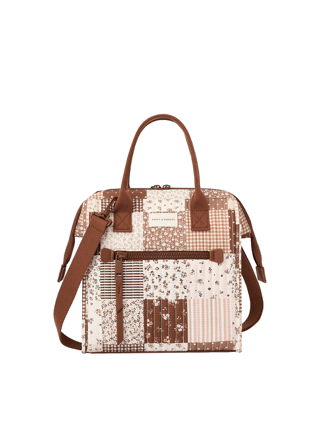 The Lunch Bag Brown Patchwork