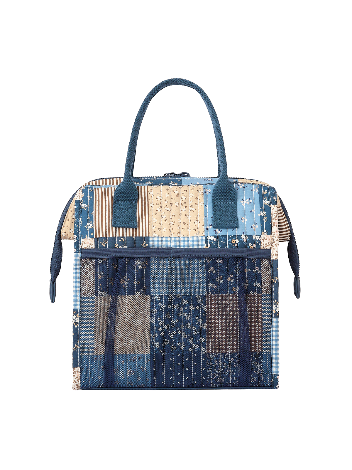 The Lunch Bag Navy Patchwork
