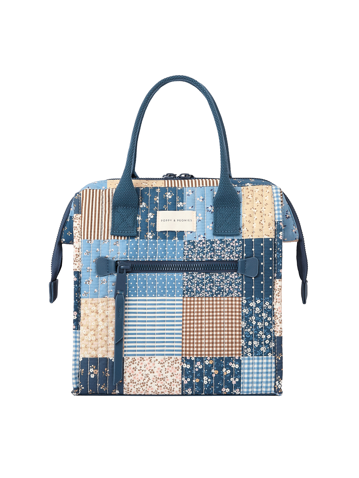 The Lunch Bag Navy Patchwork