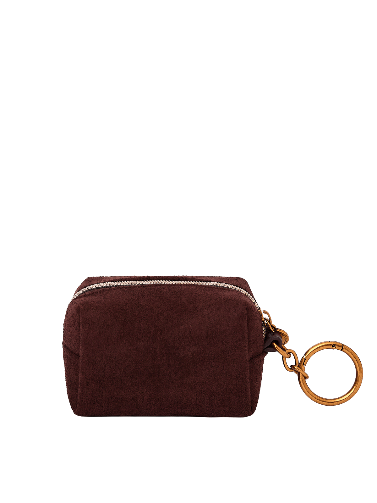 Tag Along Charm Espresso Suede