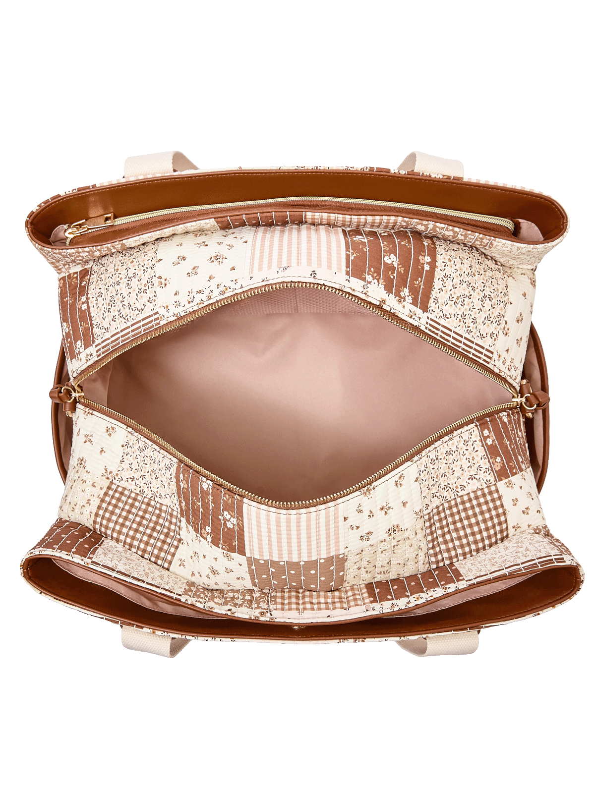 Mini Voyager Brown Patchwork