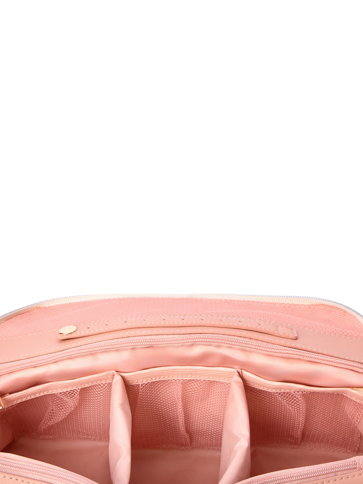 Sitting Pretty Cosmetic Case Brown Patchwork