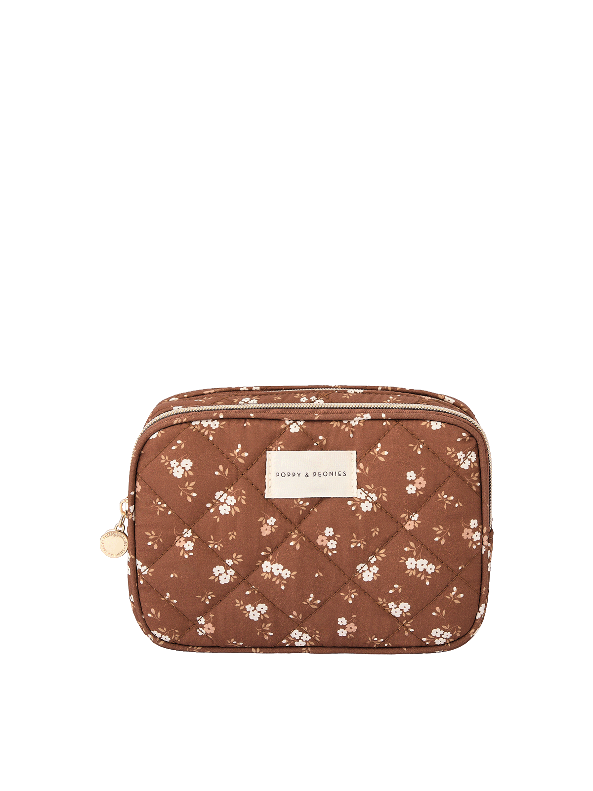 The Split Organizer Brown Floral