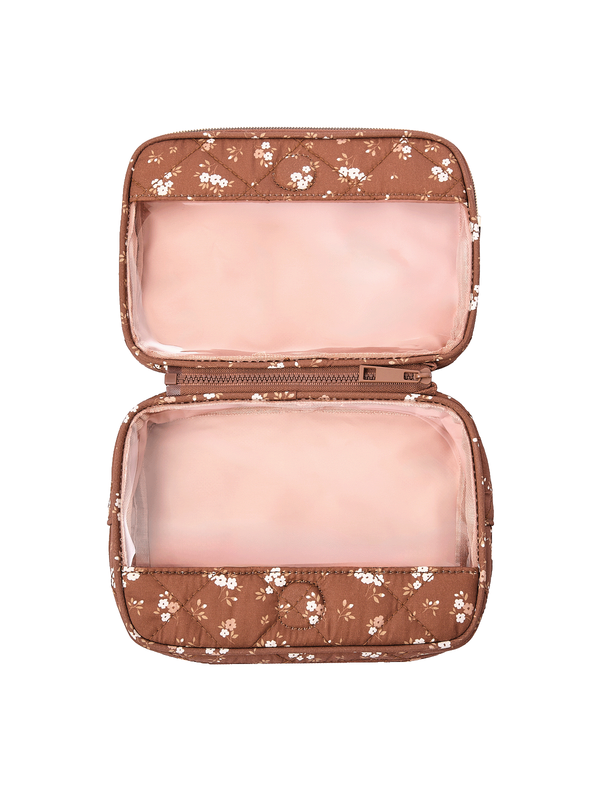 The Split Organizer Brown Floral