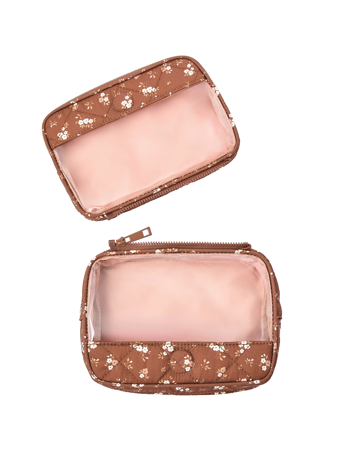 The Split Organizer Brown Floral