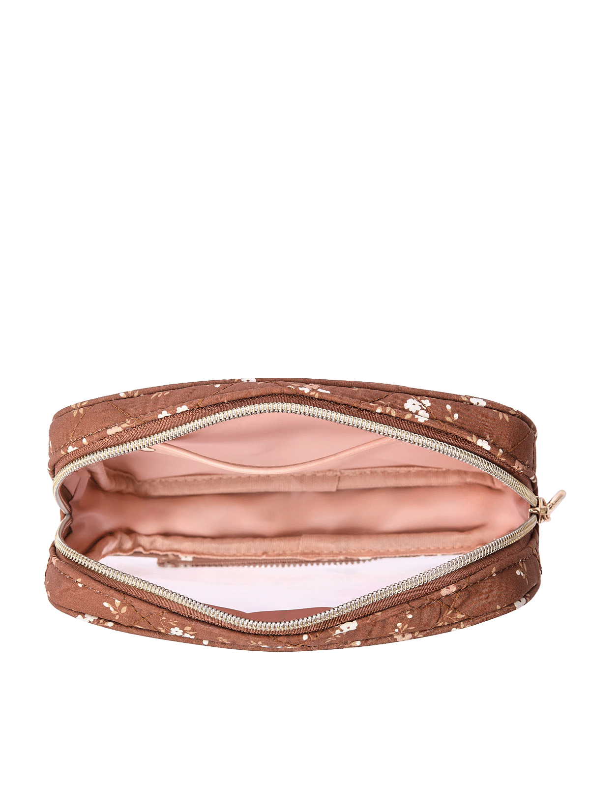 The Split Organizer Brown Floral