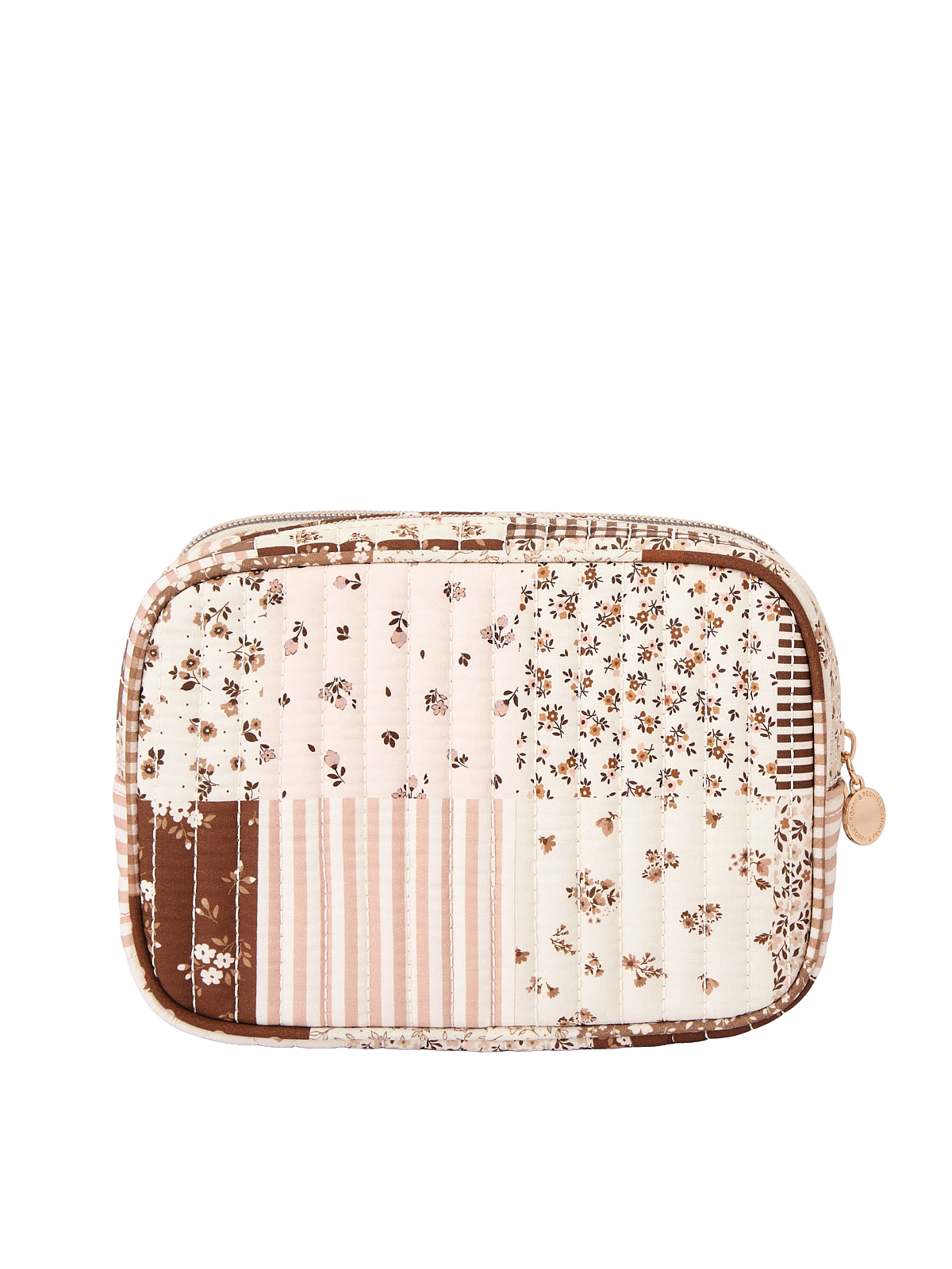 The Split Organizer Brown Patchwork
