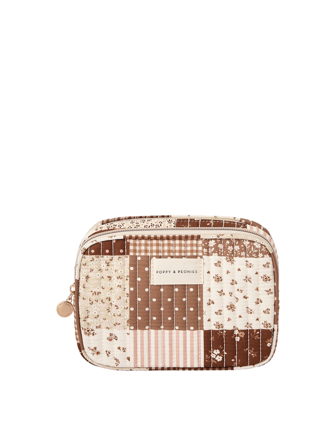 The Split Organizer Brown Patchwork