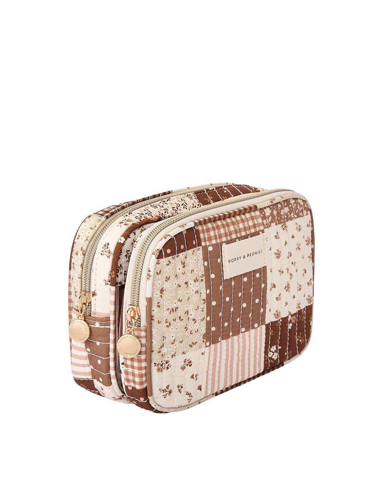 The Split Organizer Brown Patchwork