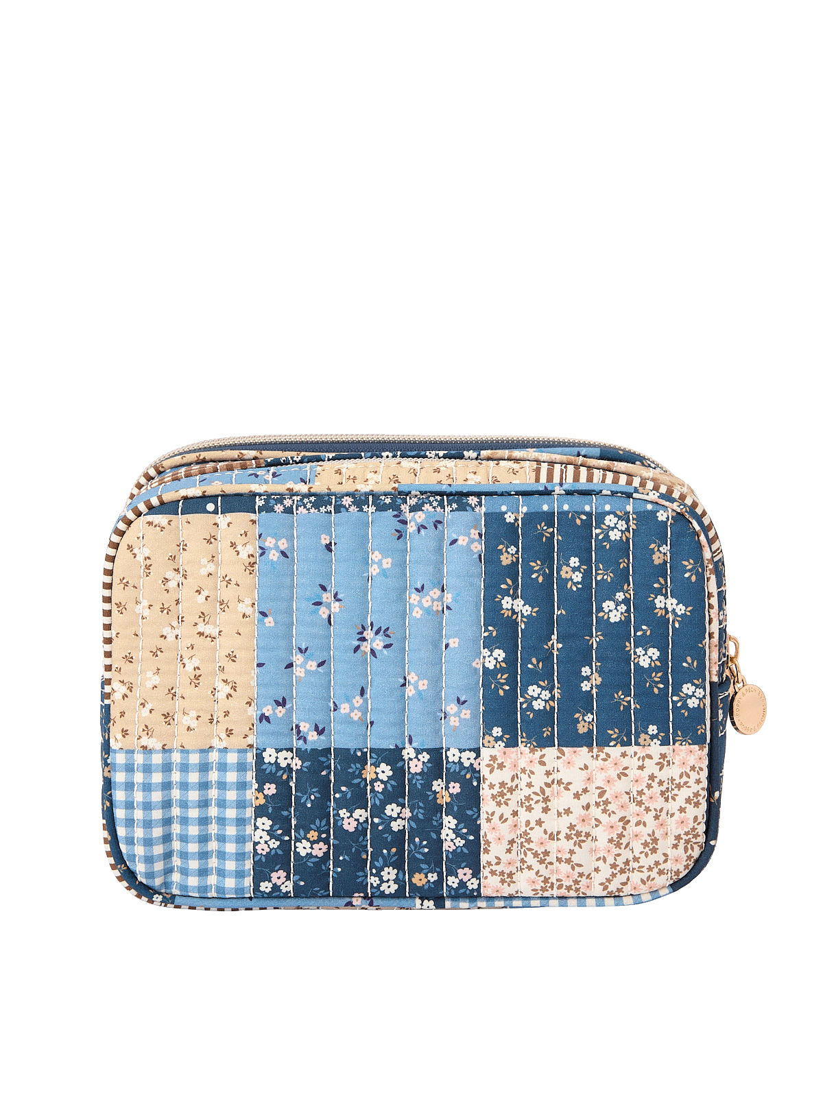 The Split Organizer Navy Patchwork