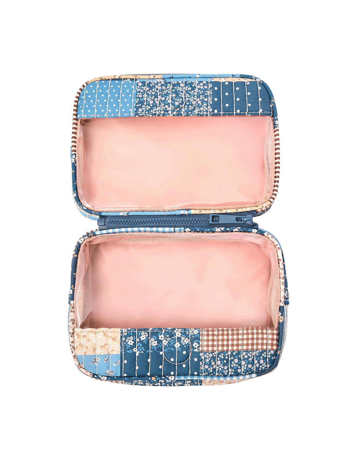 The Split Organizer Navy Patchwork