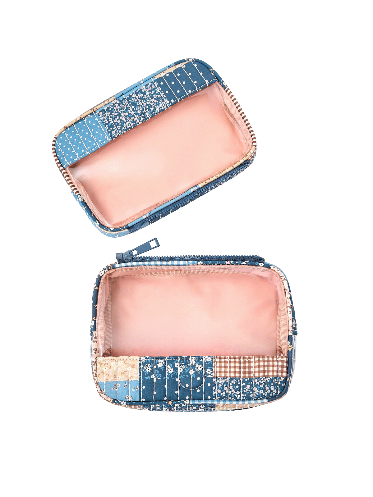 The Split Organizer Navy Patchwork