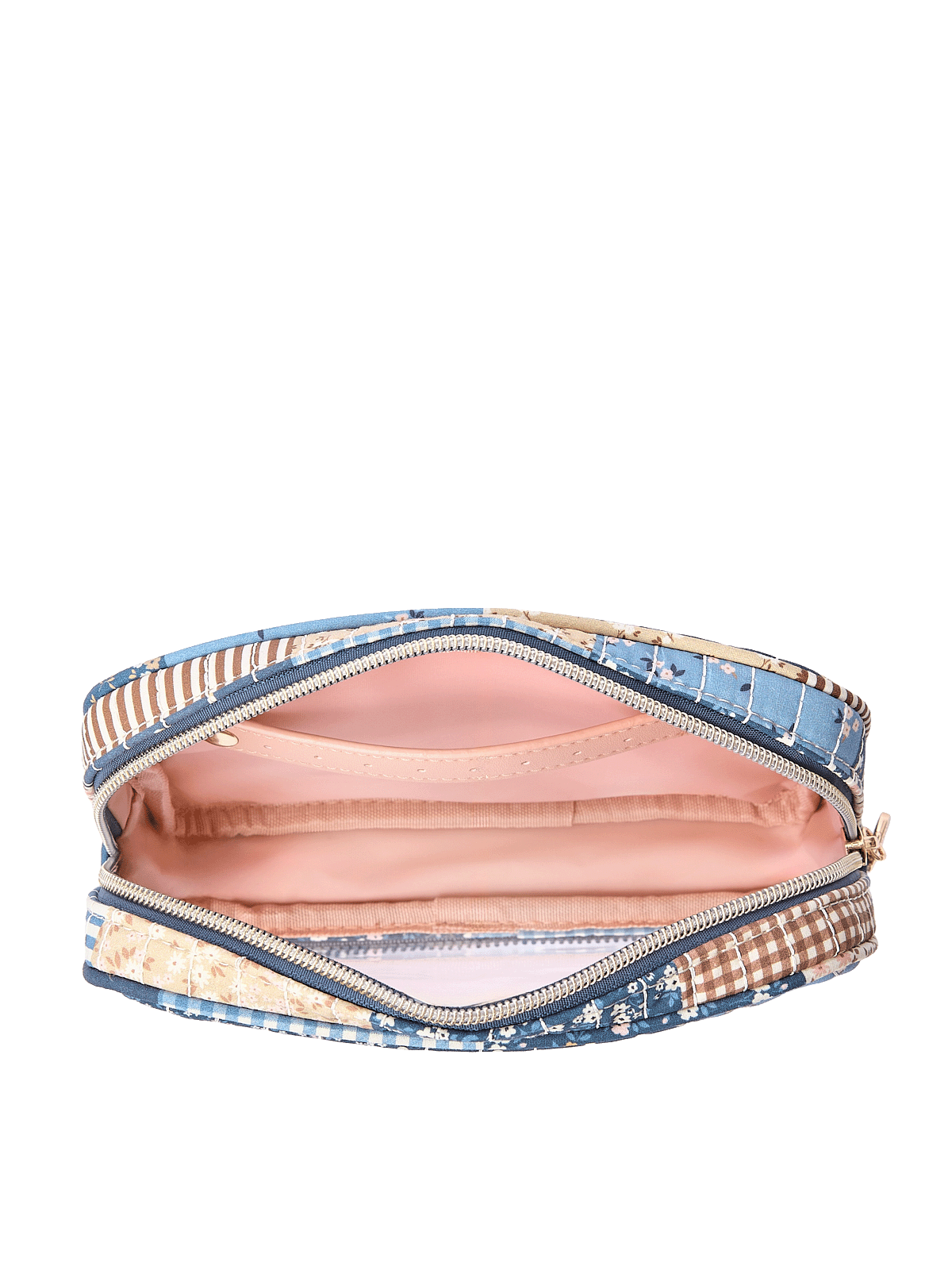 The Split Organizer Navy Patchwork