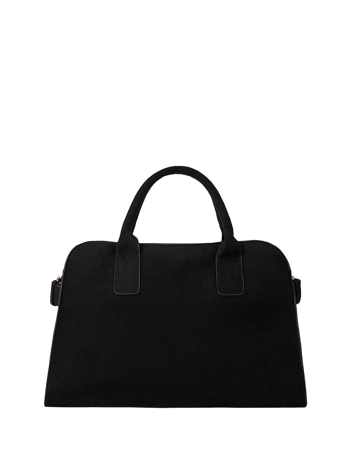 Mini Uptown Tote Black Suede