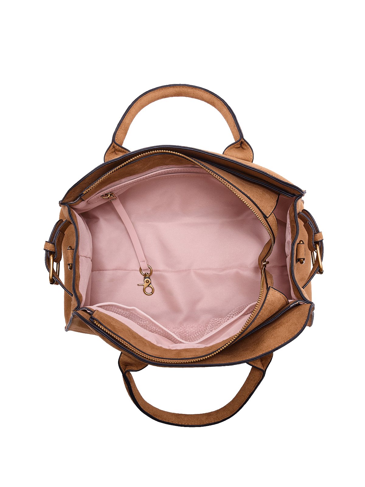 Mini Uptown Tote Cognac Suede