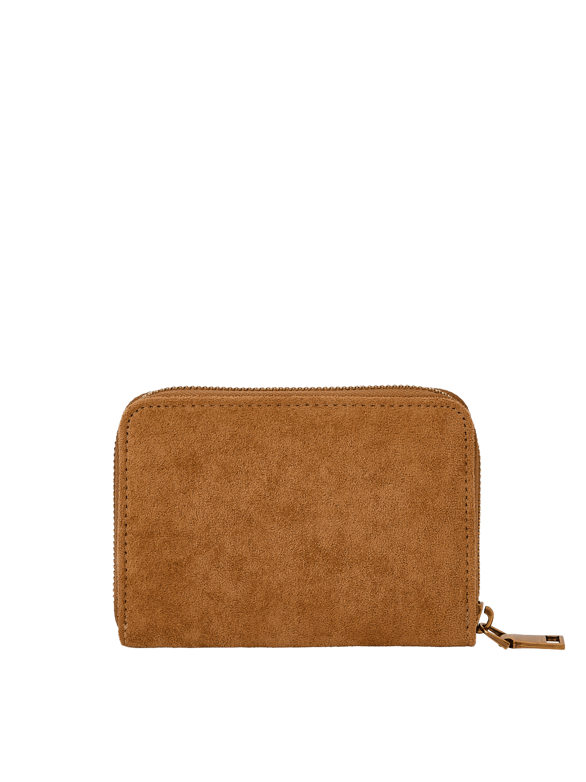 The Grab and Go Wallet Cognac Suede