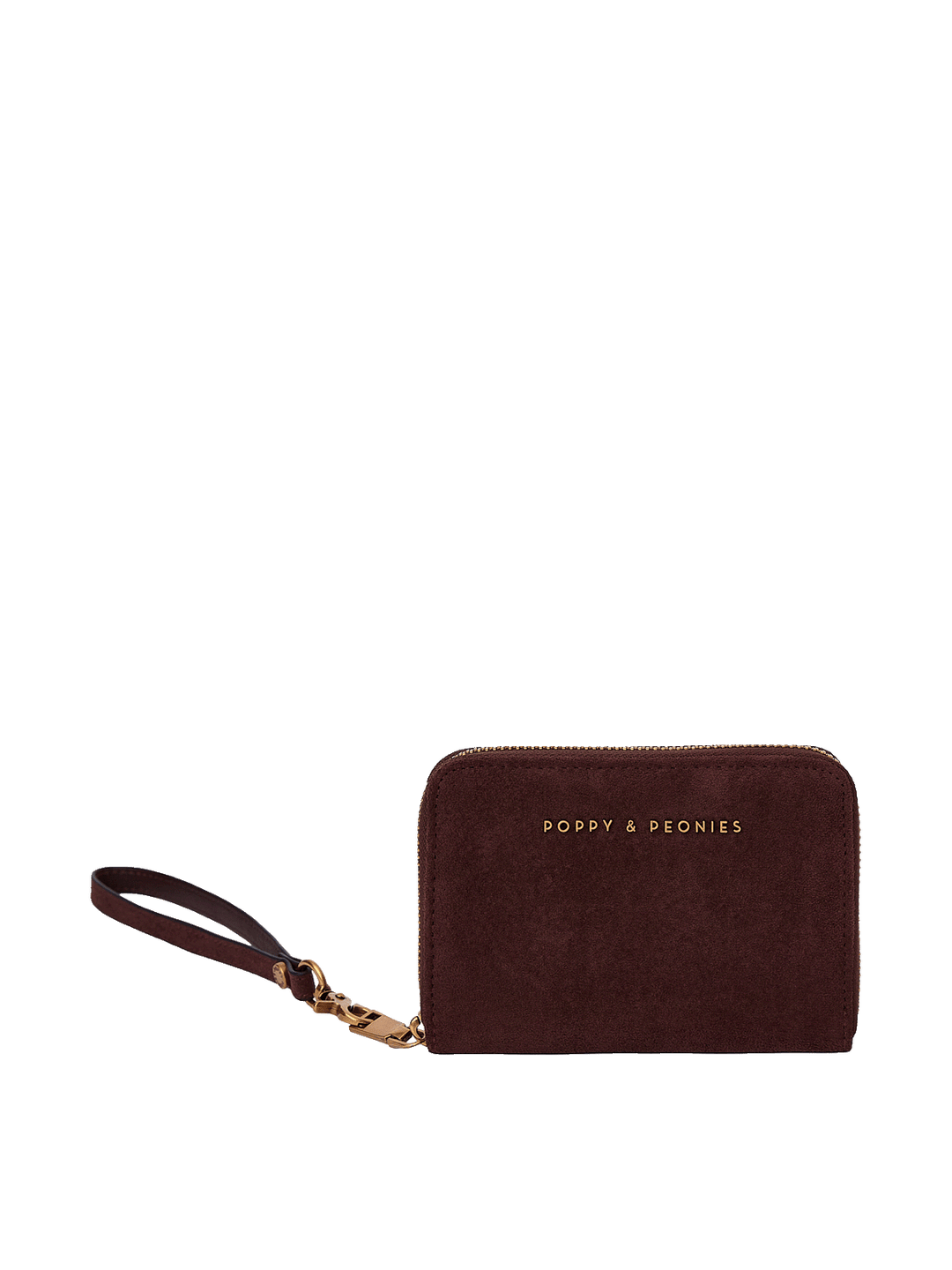 The Grab and Go Wallet Espresso Suede