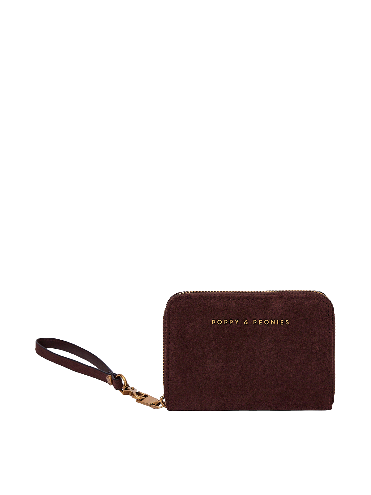 The Grab and Go Wallet Espresso Suede