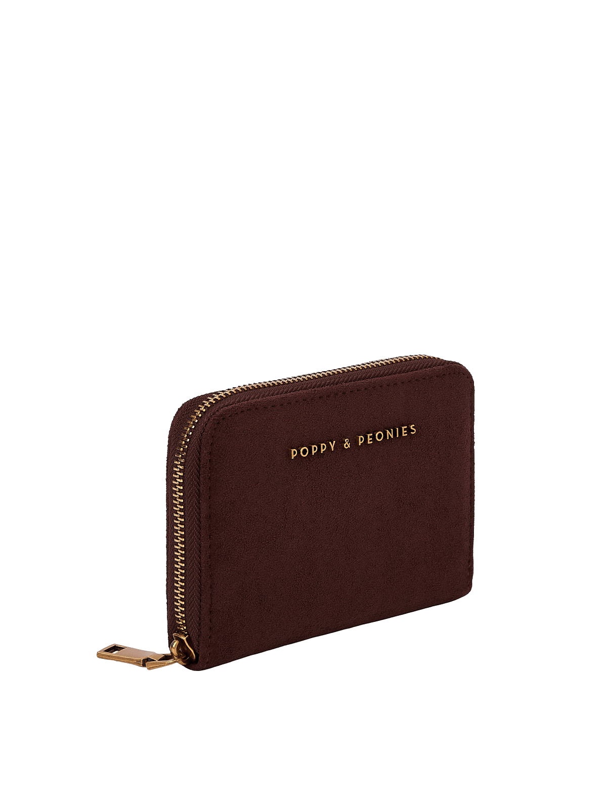 The Grab and Go Wallet Espresso Suede