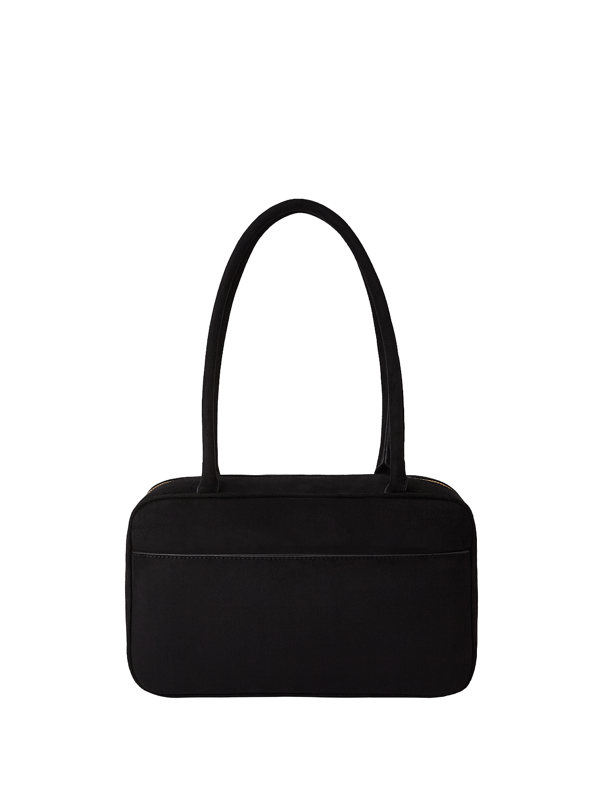 The Darling Satchel Black Suede