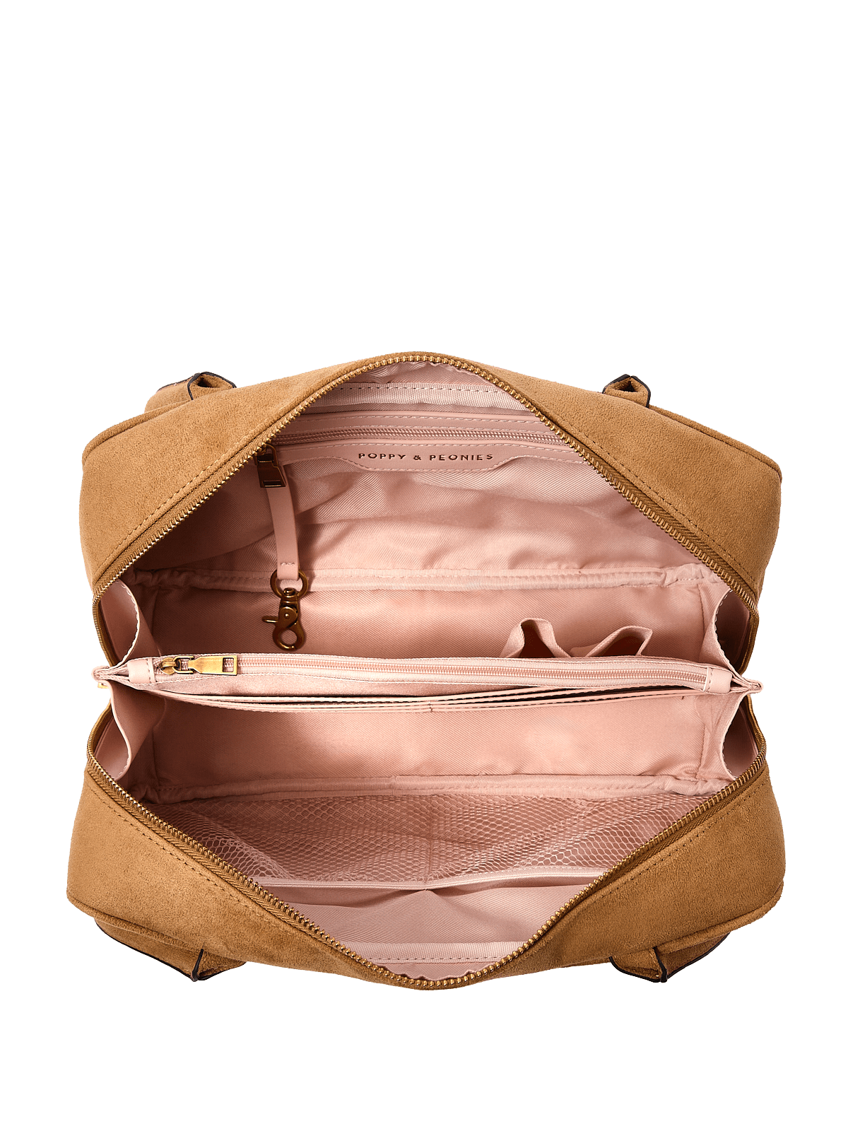 The Darling Satchel Cognac Suede
