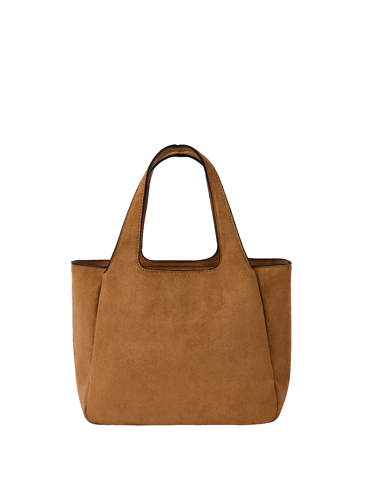 The Pick Me Up Tote Cognac Suede