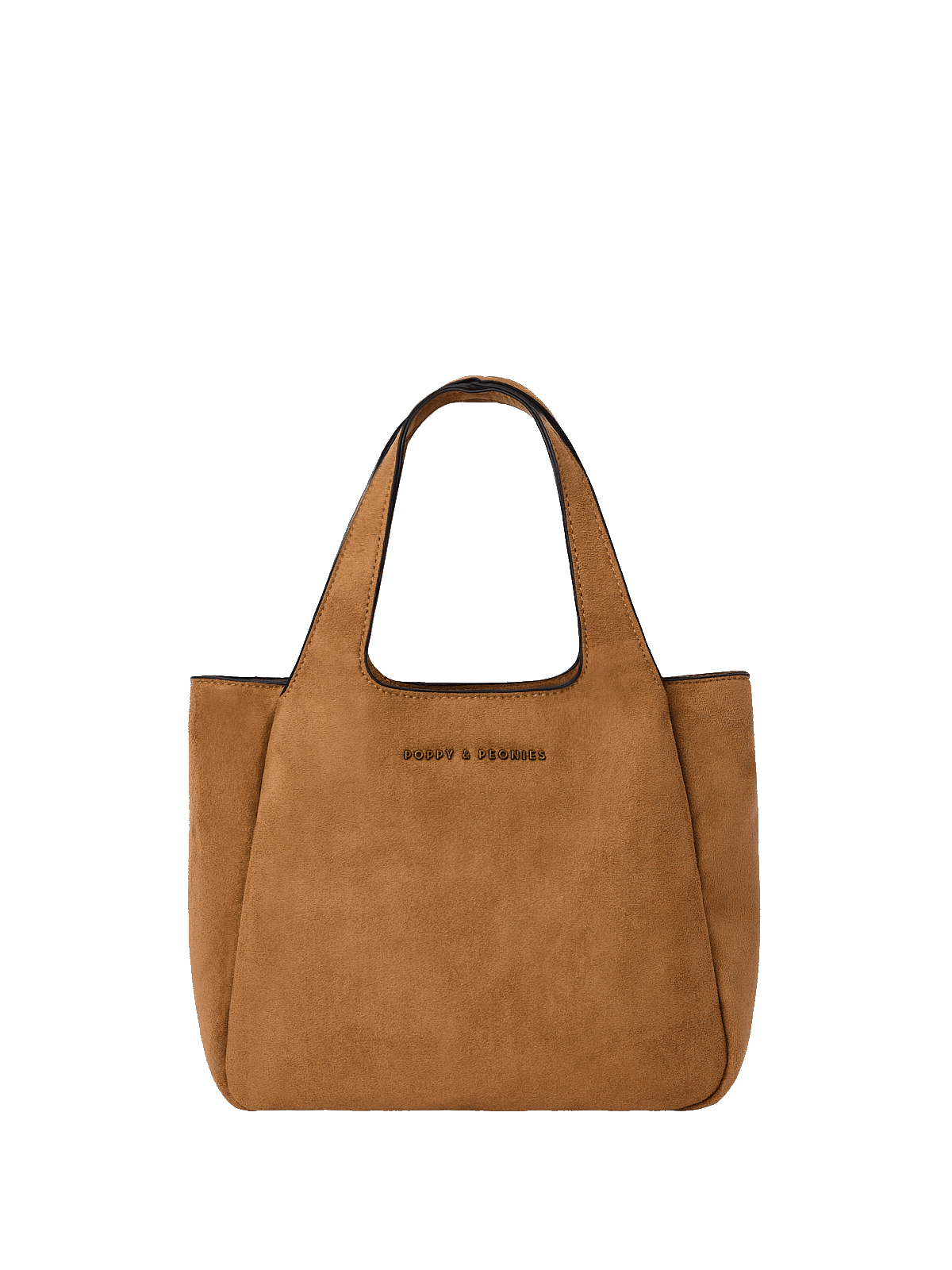 The Pick Me Up Tote Cognac Suede