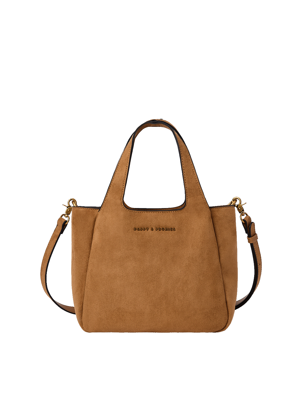The Pick Me Up Tote Cognac Suede