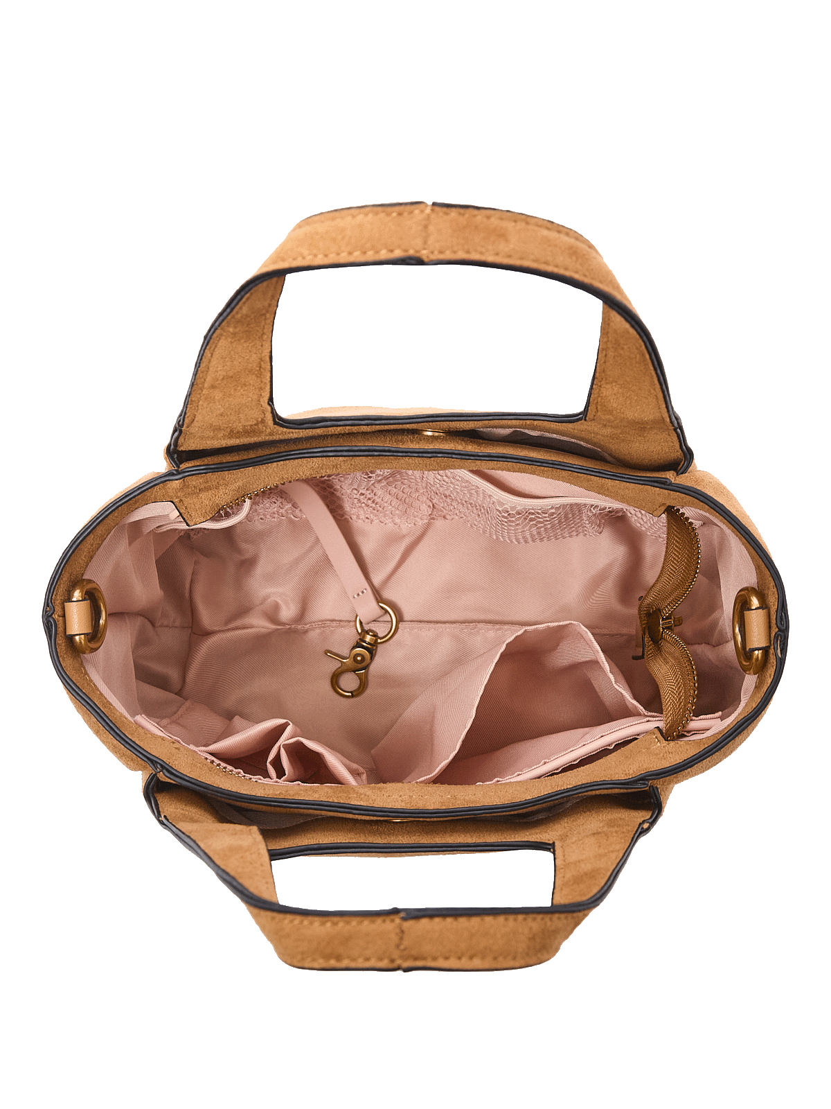 The Pick Me Up Tote Cognac Suede