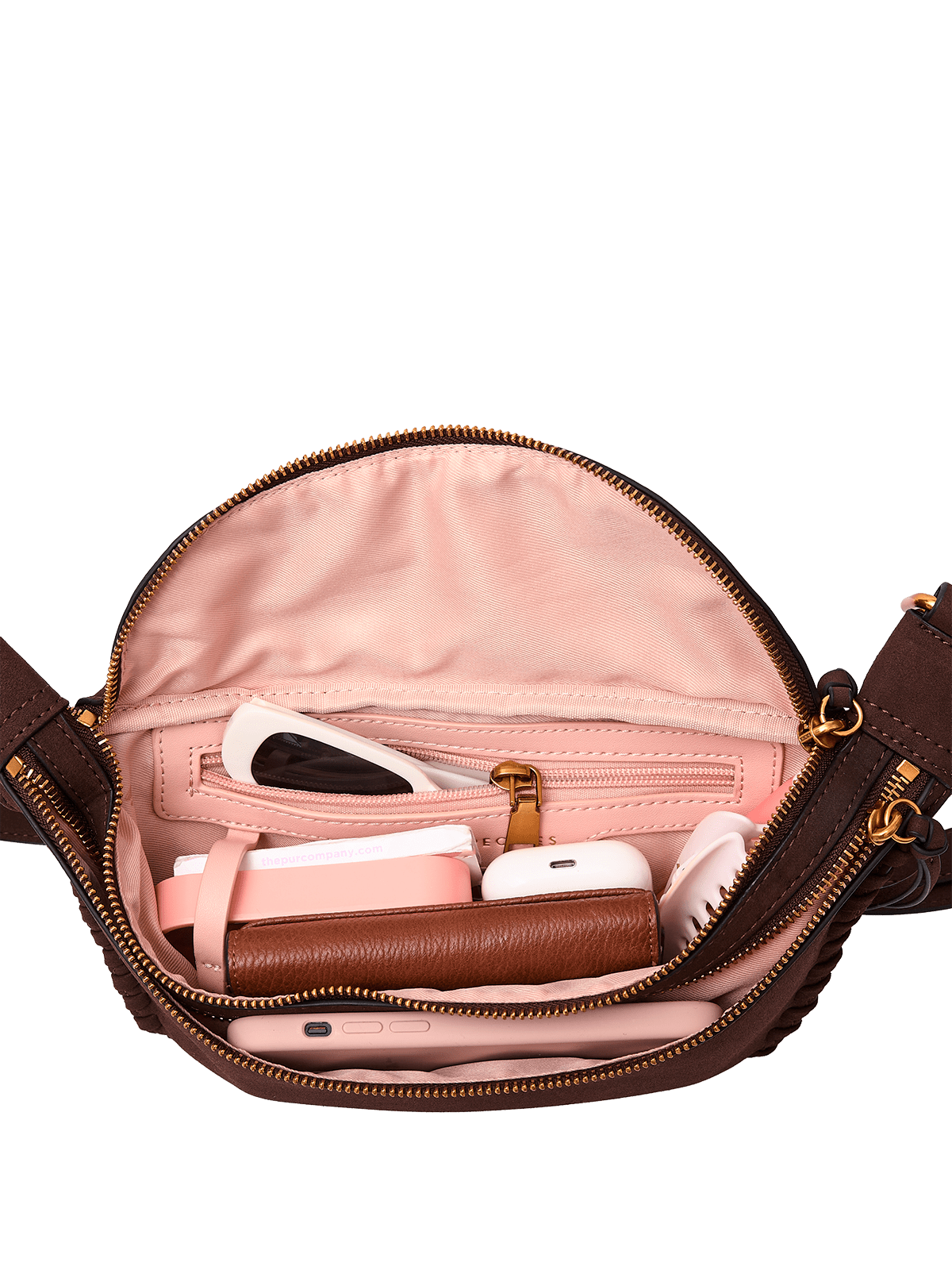 The Desert Crossbody Espresso Suede