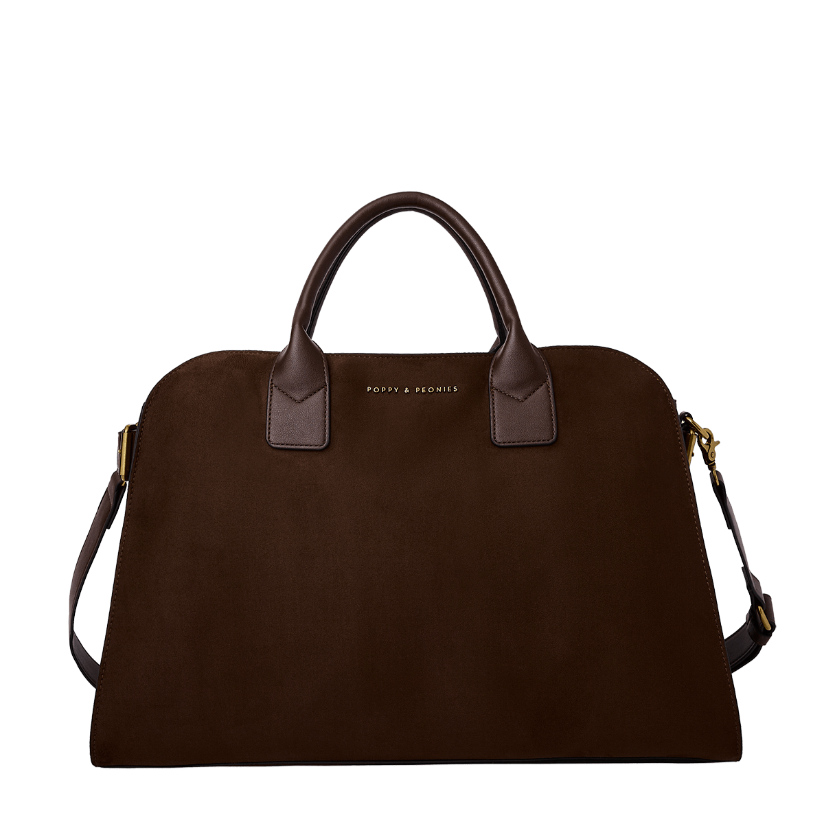Uptown Tote Espresso Suede