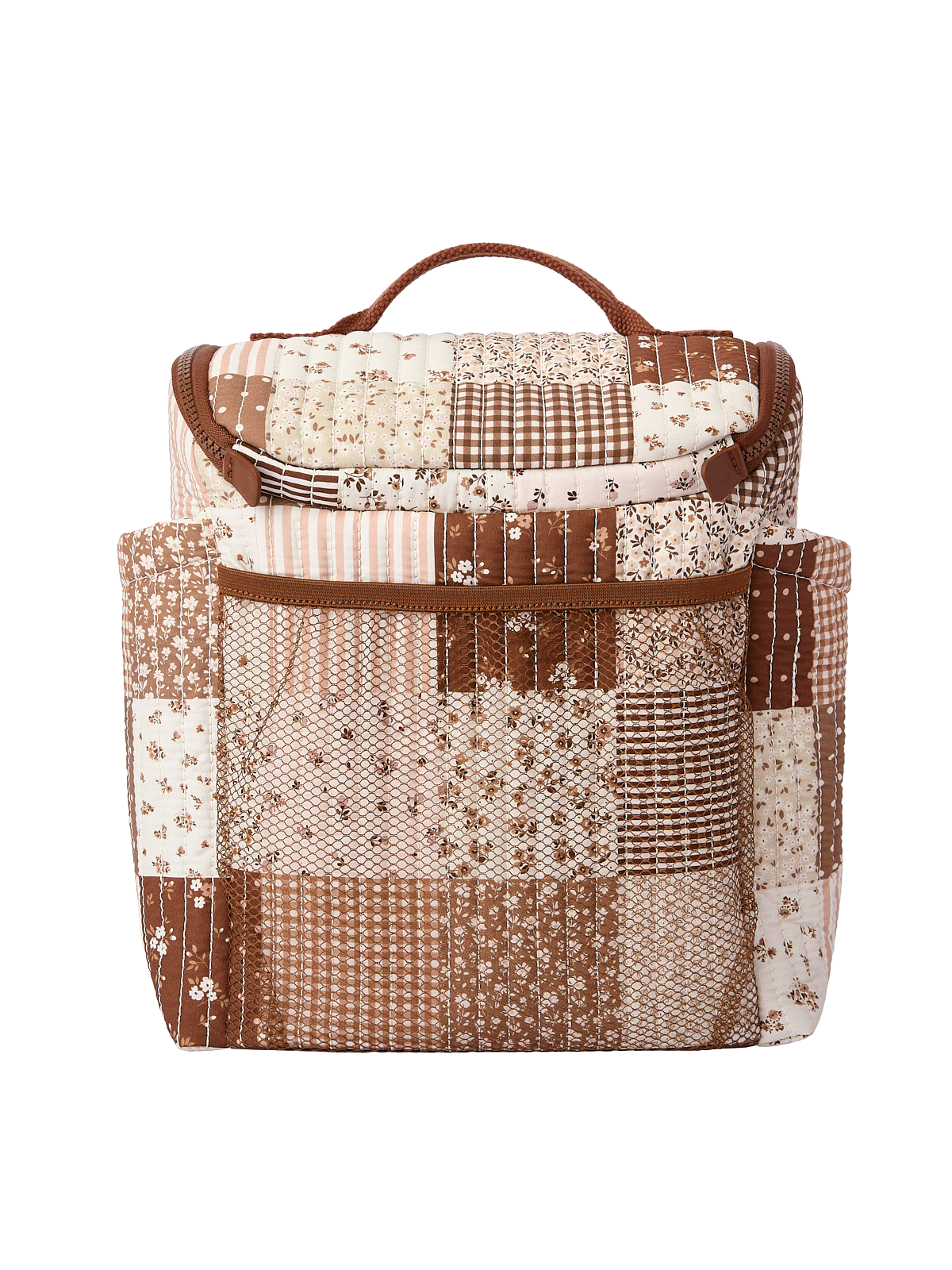 The Lunch Date Brown Patchwork