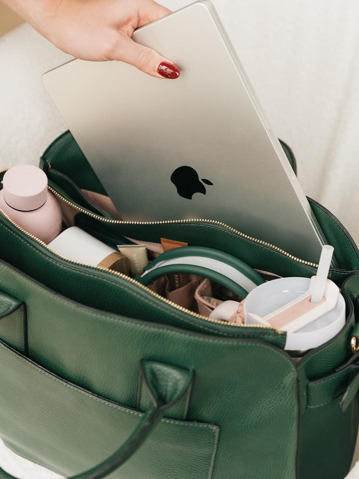 Uptown Tote Heritage Green