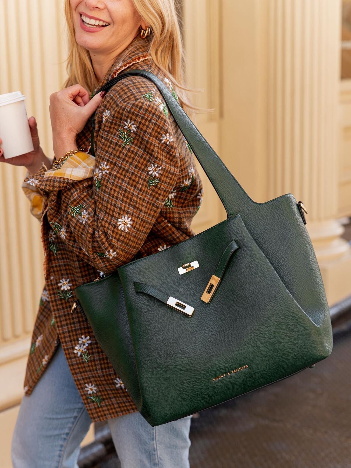 Poppy Tote Heritage Green
