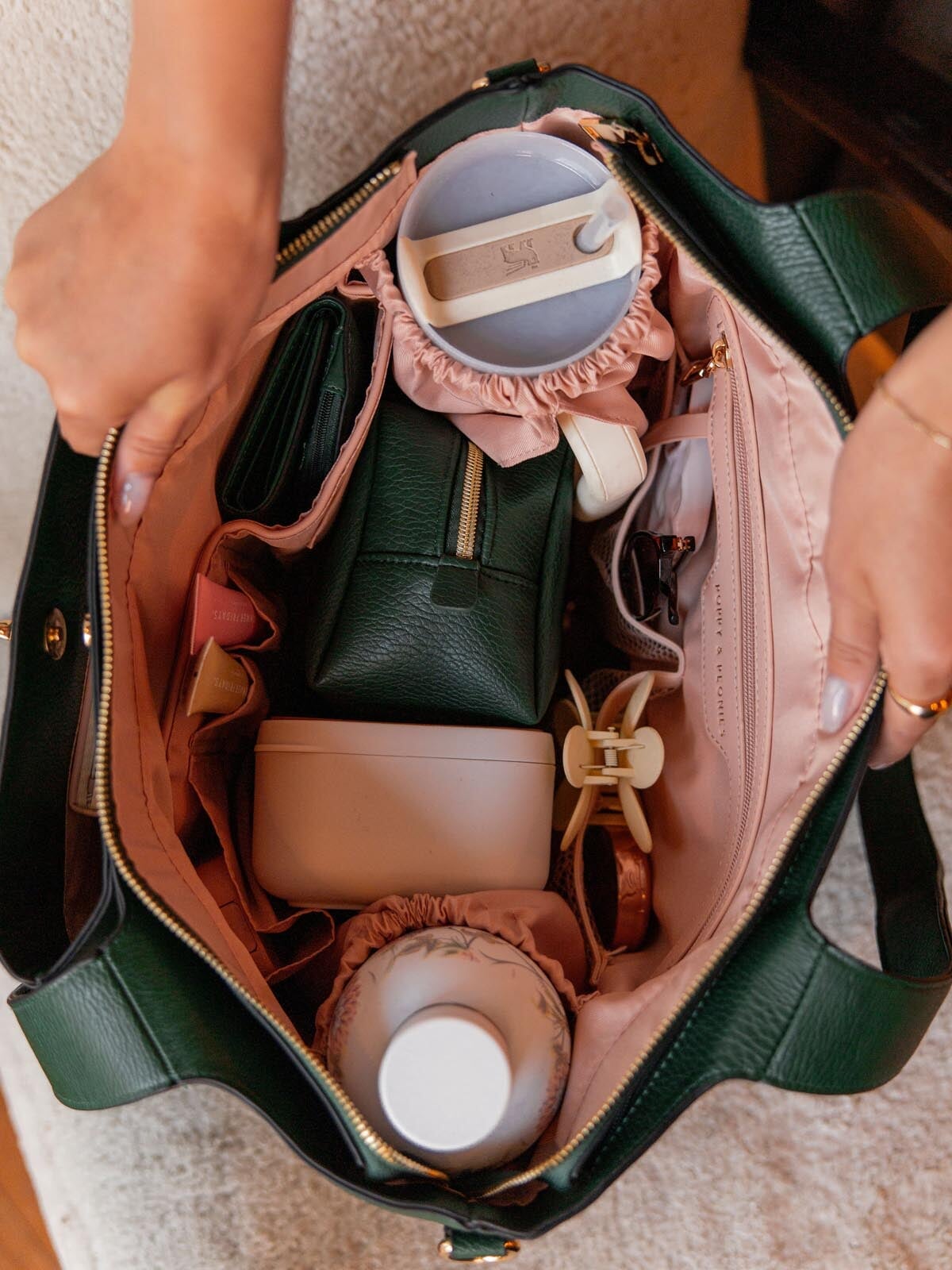 Poppy Tote Heritage Green