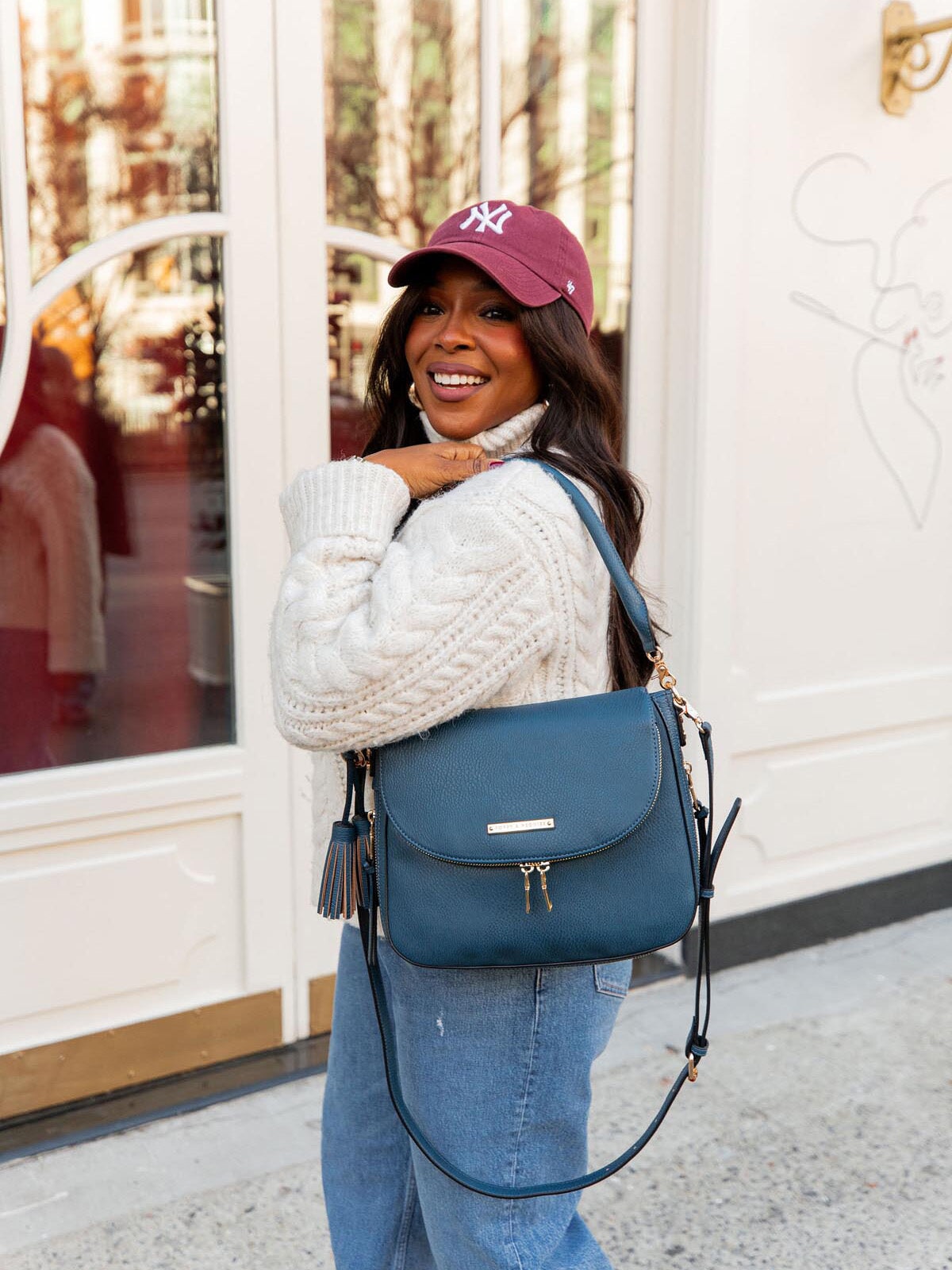 DOWNTOWN CROSSBODY Navy