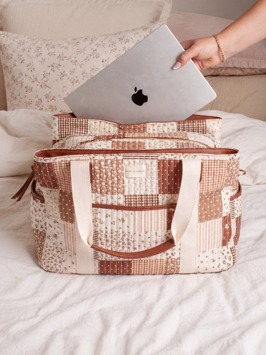 Mini Voyager Brown Patchwork
